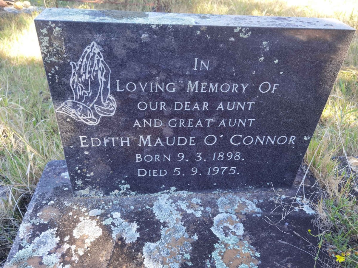 O’CONNOR Edith Maude 1898-1975