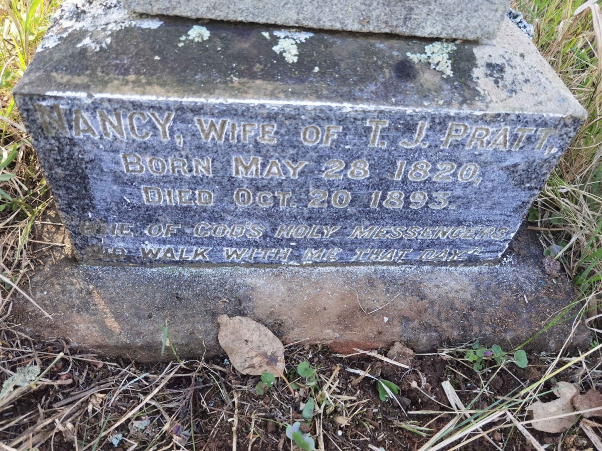 PRATT Nancy 1820-1893