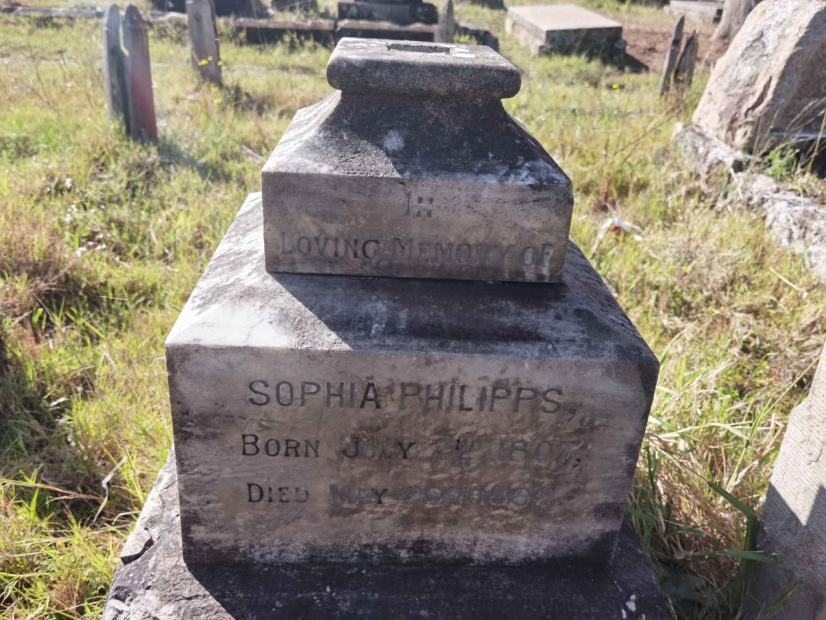 PHILIPPS Sophia 1807-1892