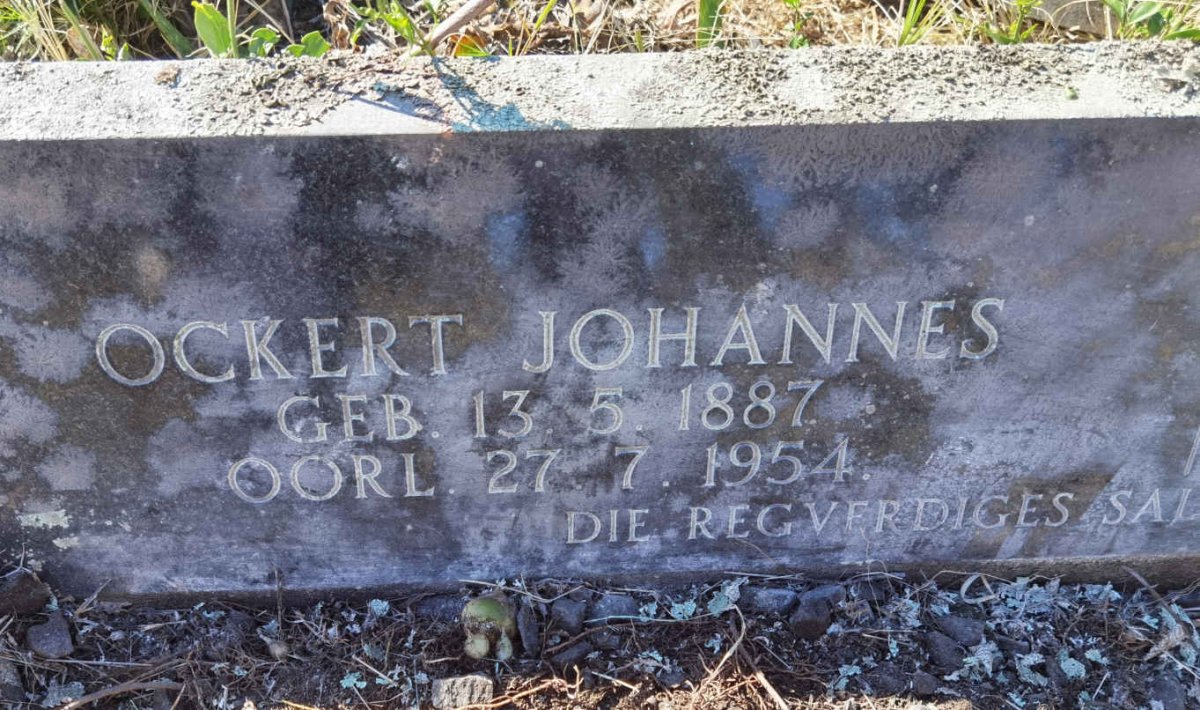 PREEZ Ockert Johannes, du 1887-1954