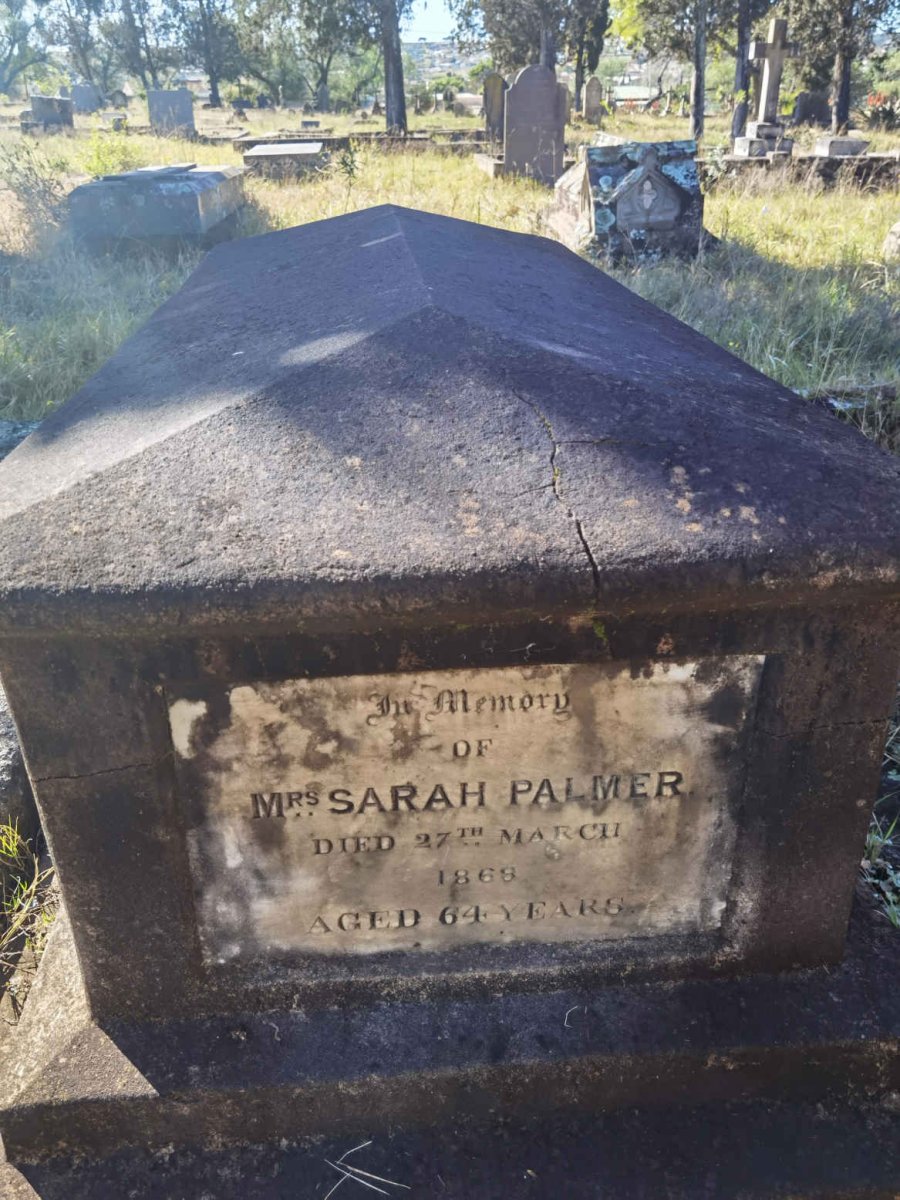 PALMER Sarah -1868