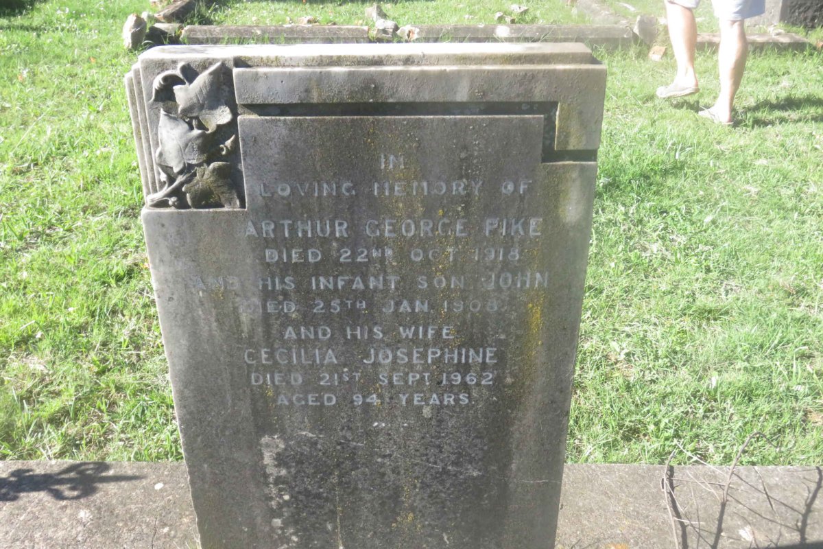 PIKE Arthur George -1918 &amp; Cecilia Josephine -1962 :: PIKE John -1908