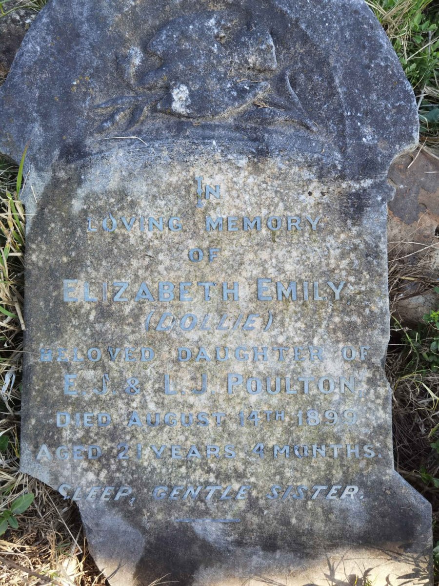 POULTON Elizabeth Emily -1899