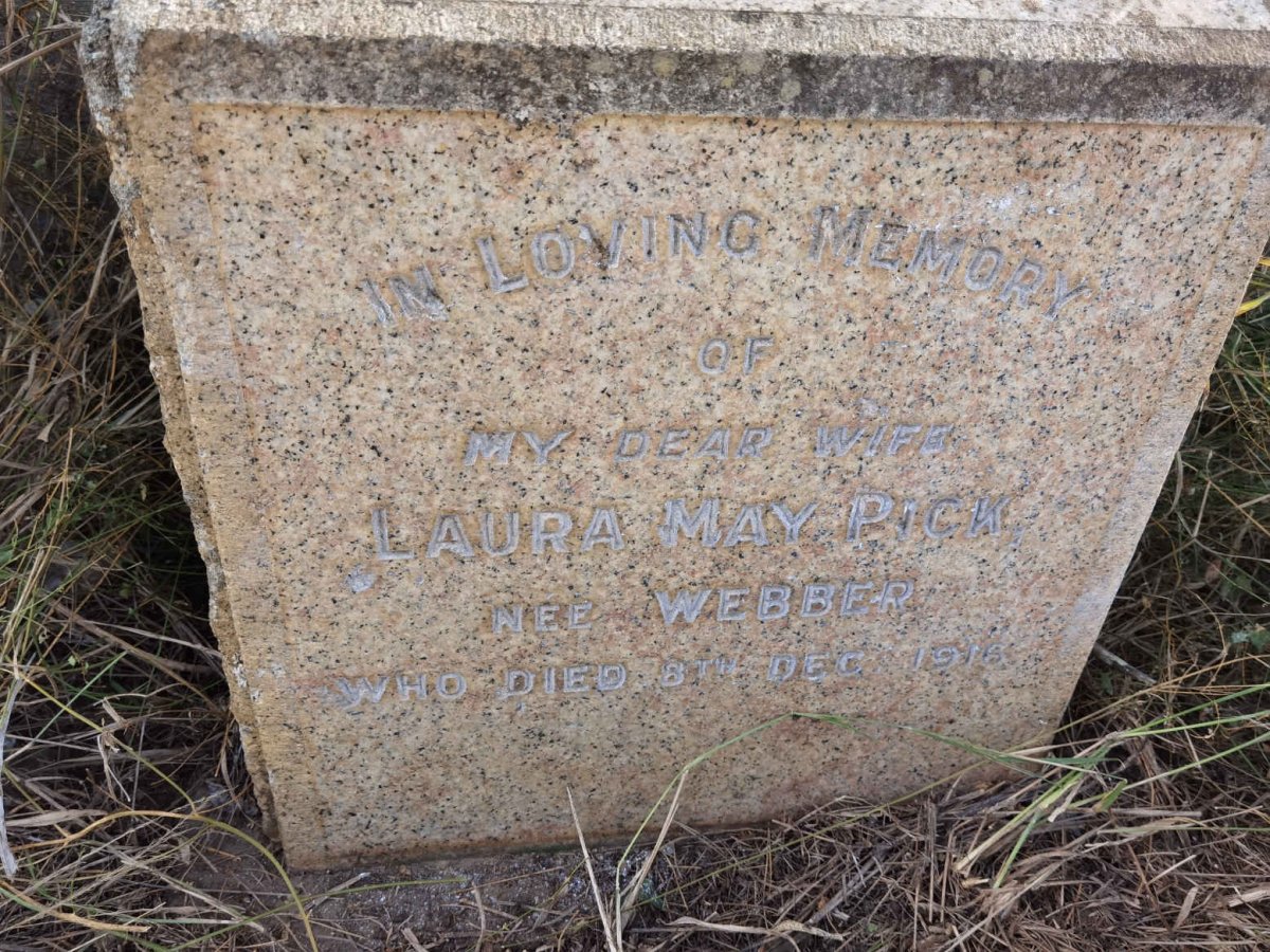 PICK Laura May nee WEBBER -1916