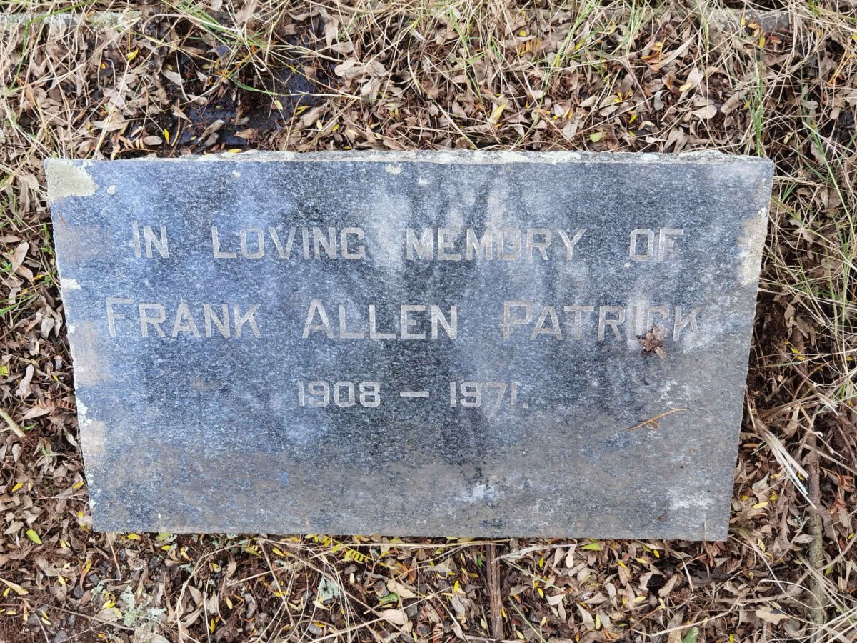 PATRICK Frank Allen 1908-1971
