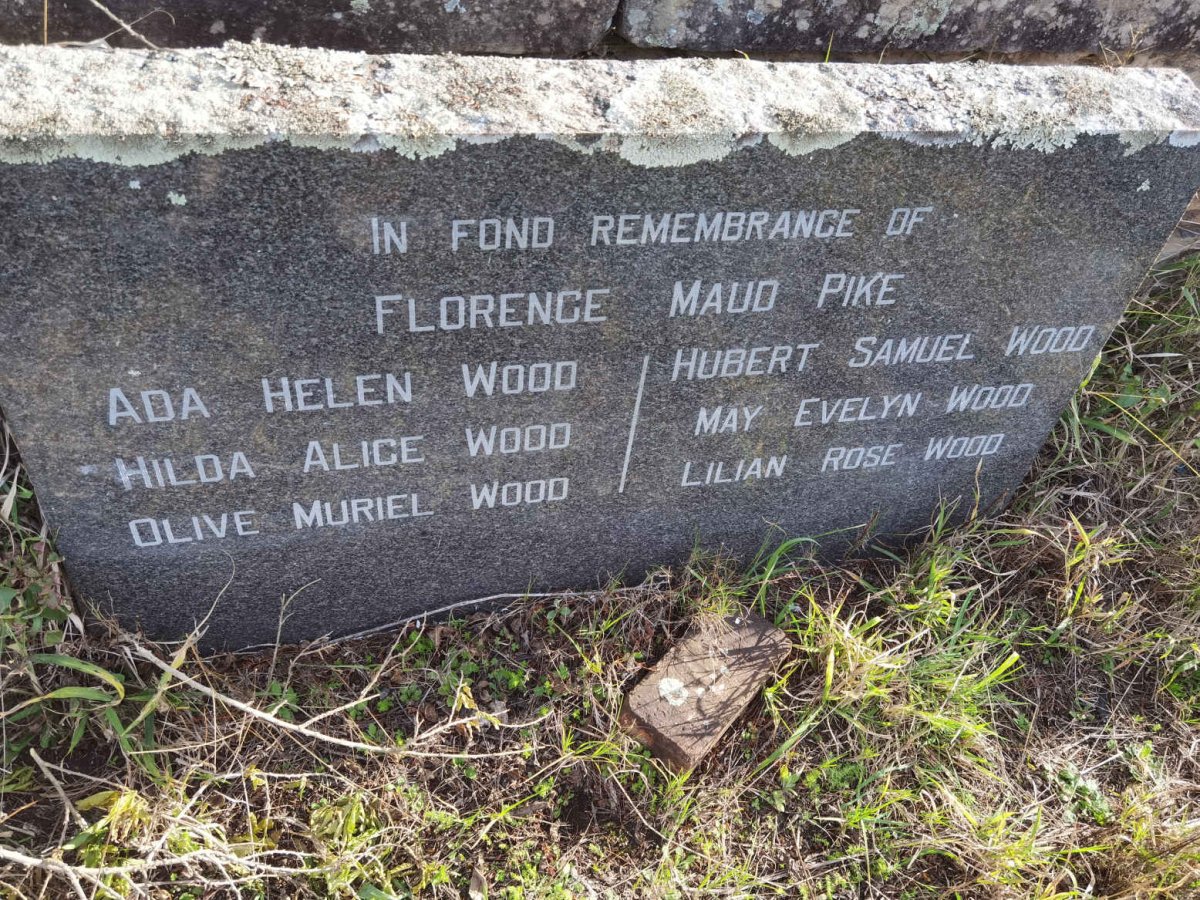 PIKE Florence Maud :: WOOD Ada Helen :: WOOD Hilda Alice :: WOOD Olive Muriel :: WOOD Hubert Samuel :: WOOD May Evelyn :: WOOD Lilian Rose