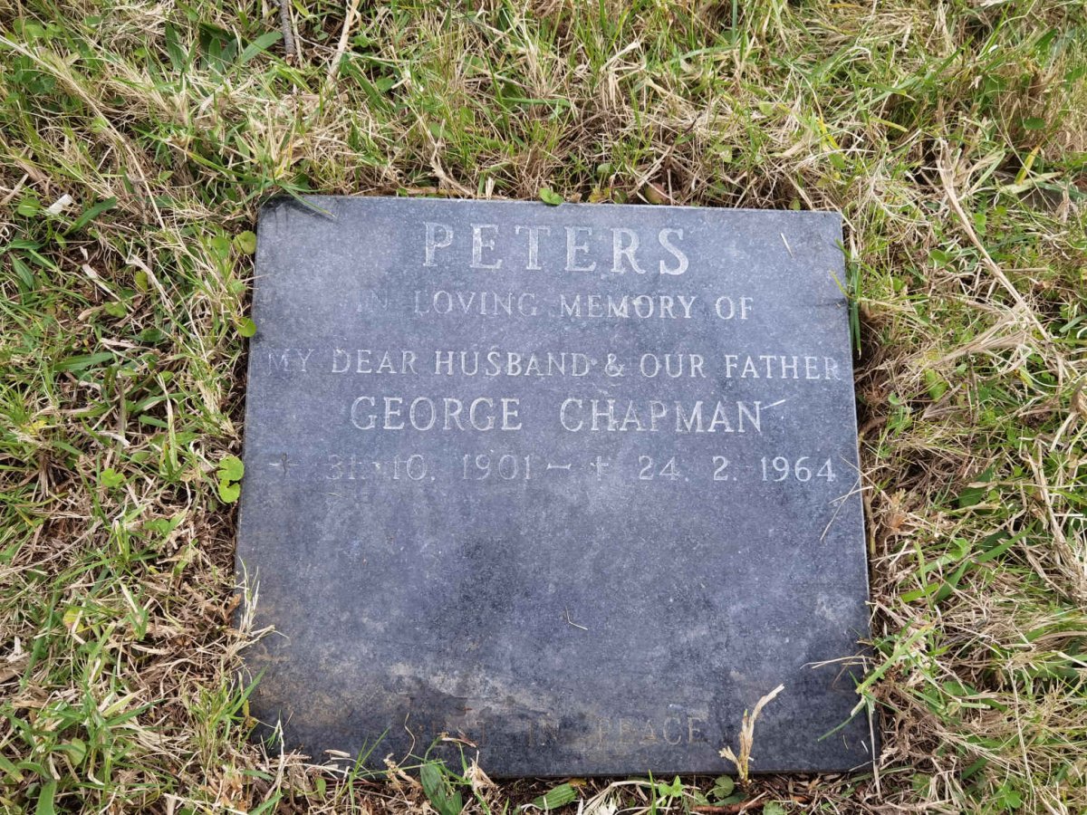 PETERS George Chapman 1901-1964