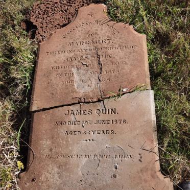 QUIN James -1876 &amp; Margaret -1873