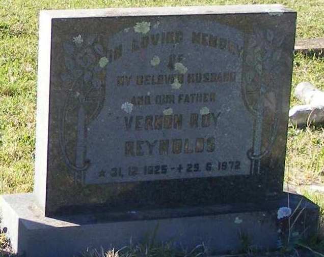 REYNOLDS Vernon Roy 1925-1972
