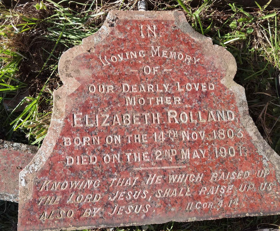 ROLLAND Elizabeth 1803-1901
