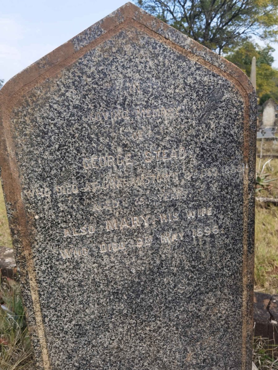 STEAD George -1888 & Mary -1896