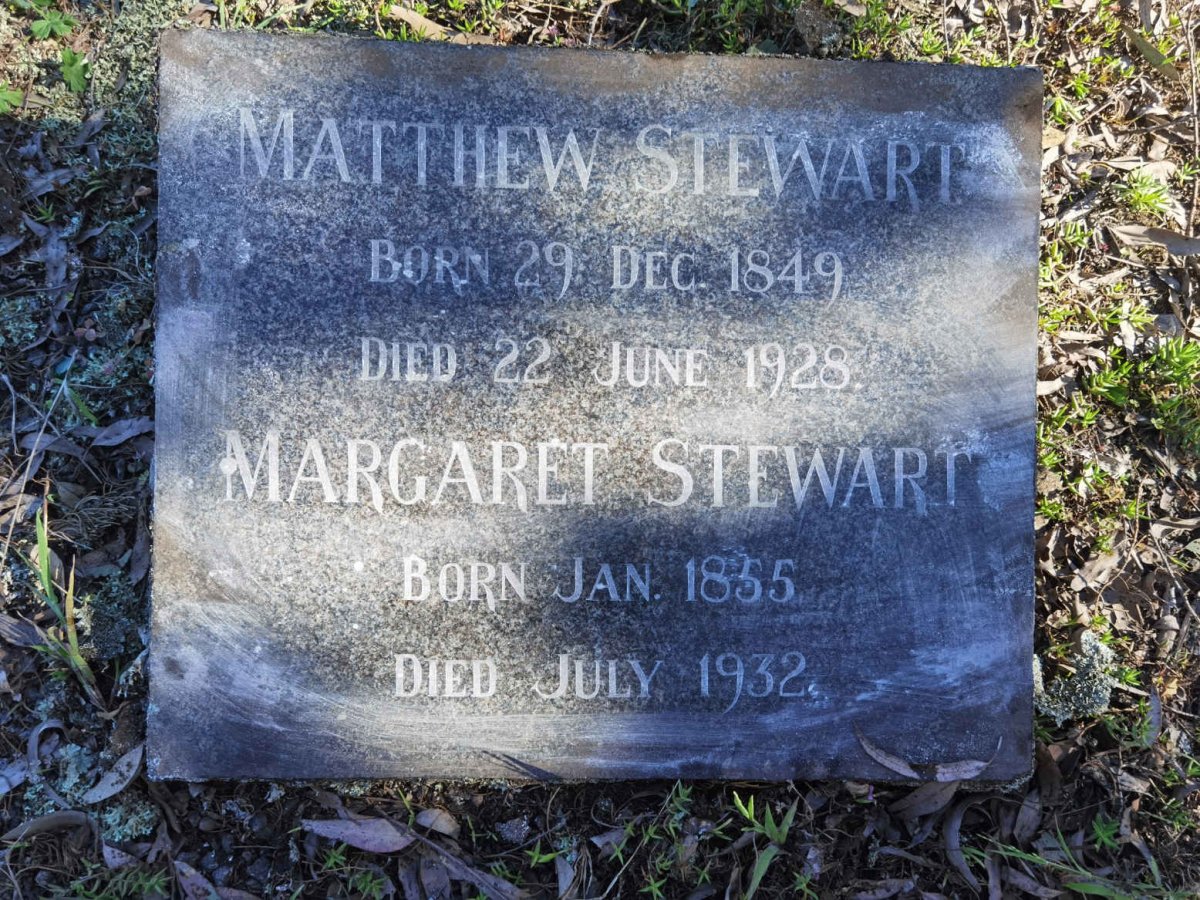 STEWART Matthew 1849-1928 &amp; Margaret 1855-1932