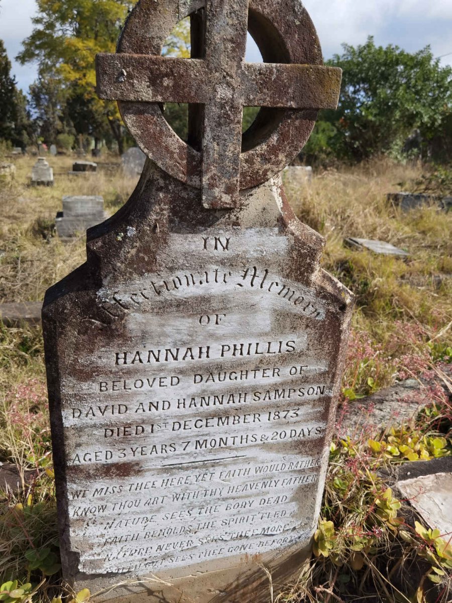 SAMPSON Hannah Phillis -1873