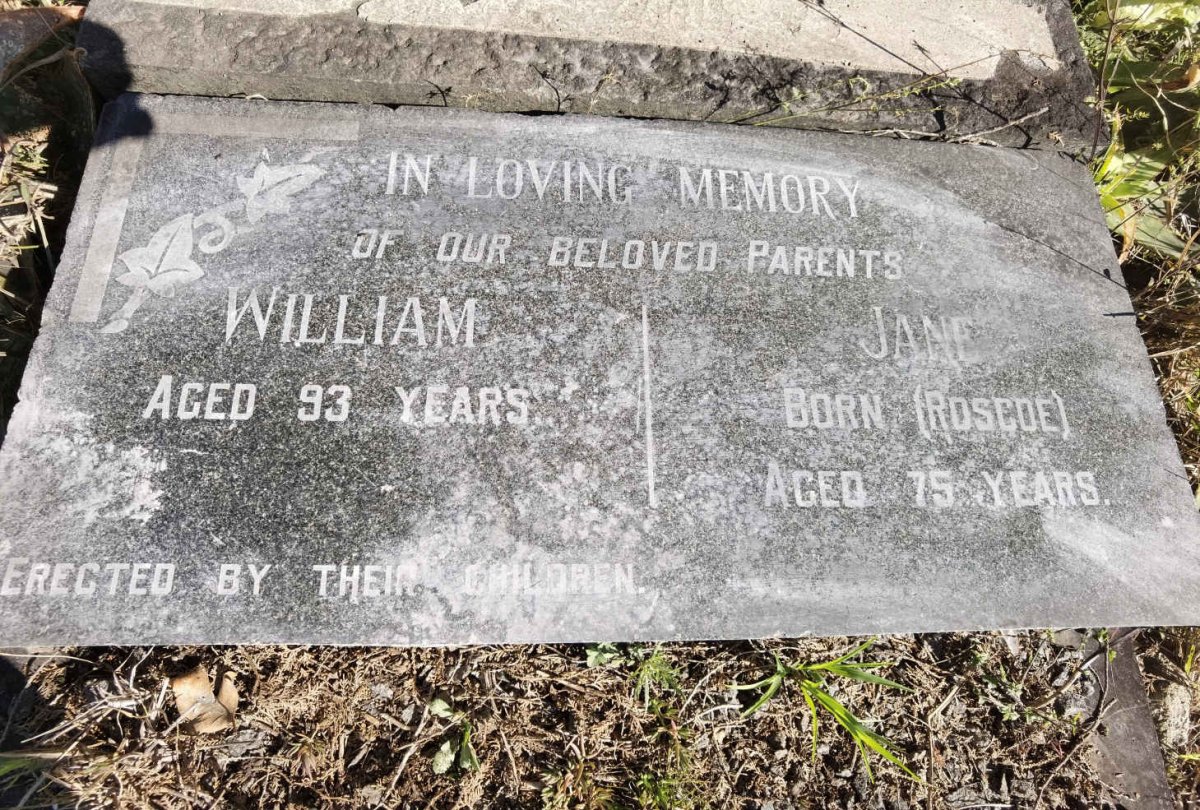 SMITH William &amp; Jane ROSCOE