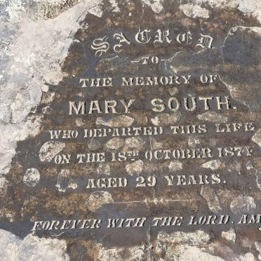 SOUTH Mary -1874