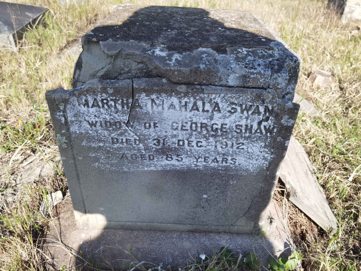 SHAW Martha Mahala nee SWAN -1912
