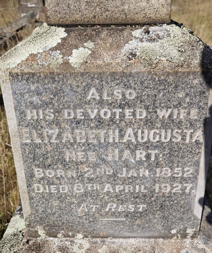 STEWART Elizabeth Augusta nee HART 1852-1927