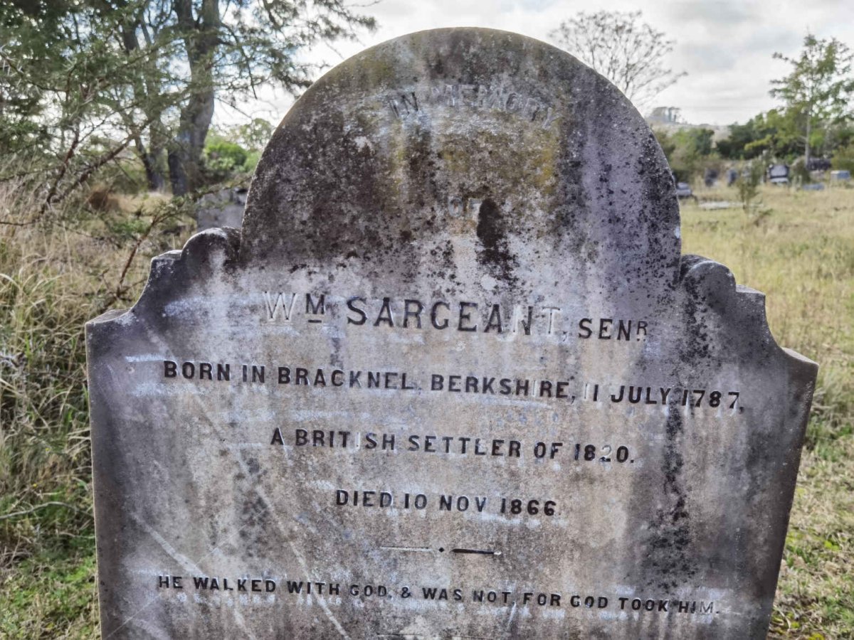 SARGEANT W.M. 1787-1866