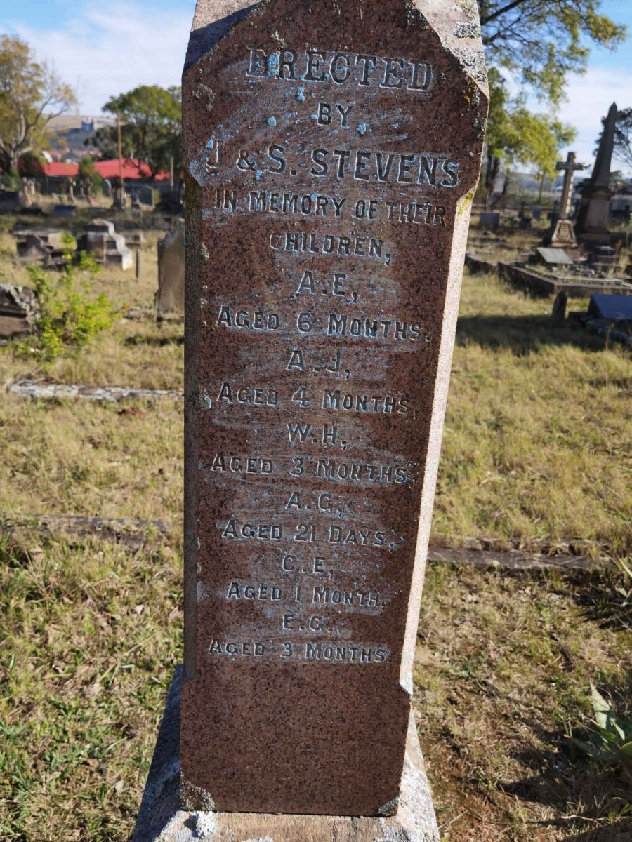STEVENS A.E. :: STEVENS A.J. :: STEVENS W.H. :: STEVENS A.G. :: STEVENS C.E. :: STEVENS E.C.