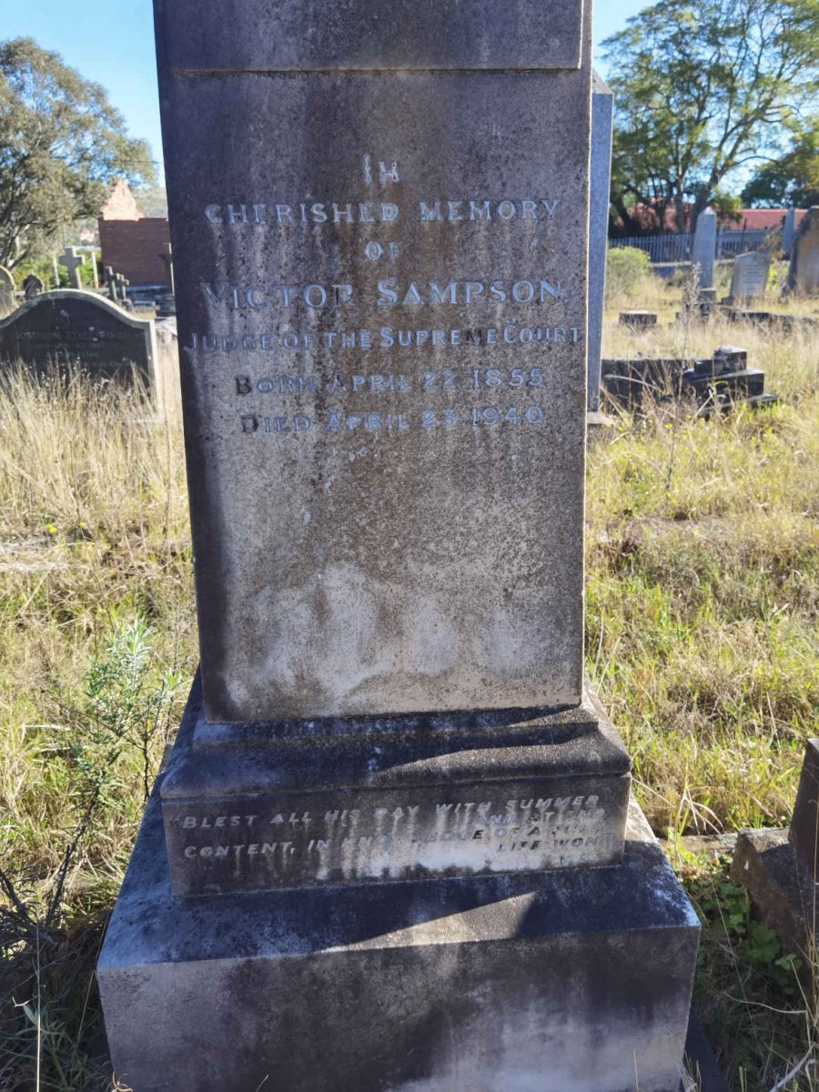 SAMPSON Victor 1855-1940
