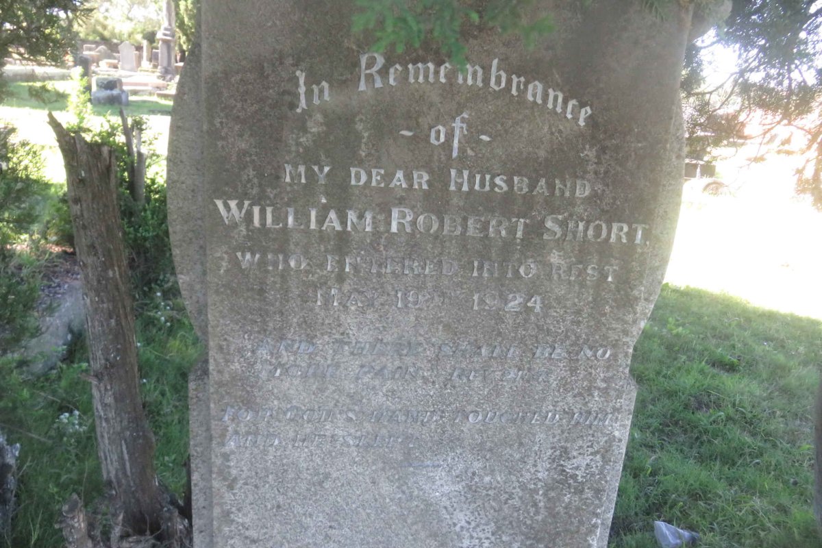 SHORT William Robert -1924
