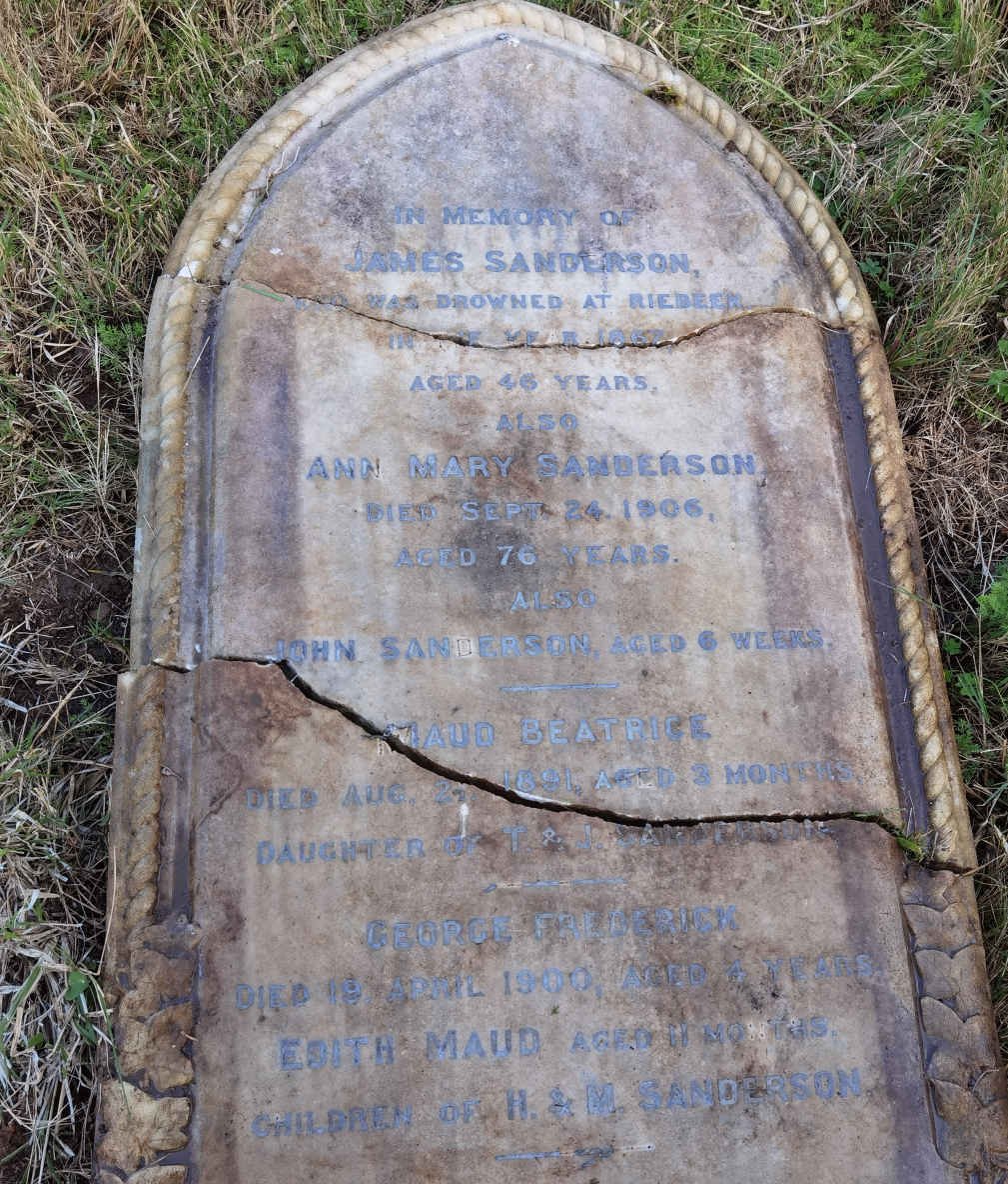 SANDERSON James -1867 &amp; Anne Mary -1906 :: SANDERSON John :: SANDERSON Maud Beatrice -1891 :: SANDERSON George Fredrick -1900 :: SANDERSON Edith Maud 