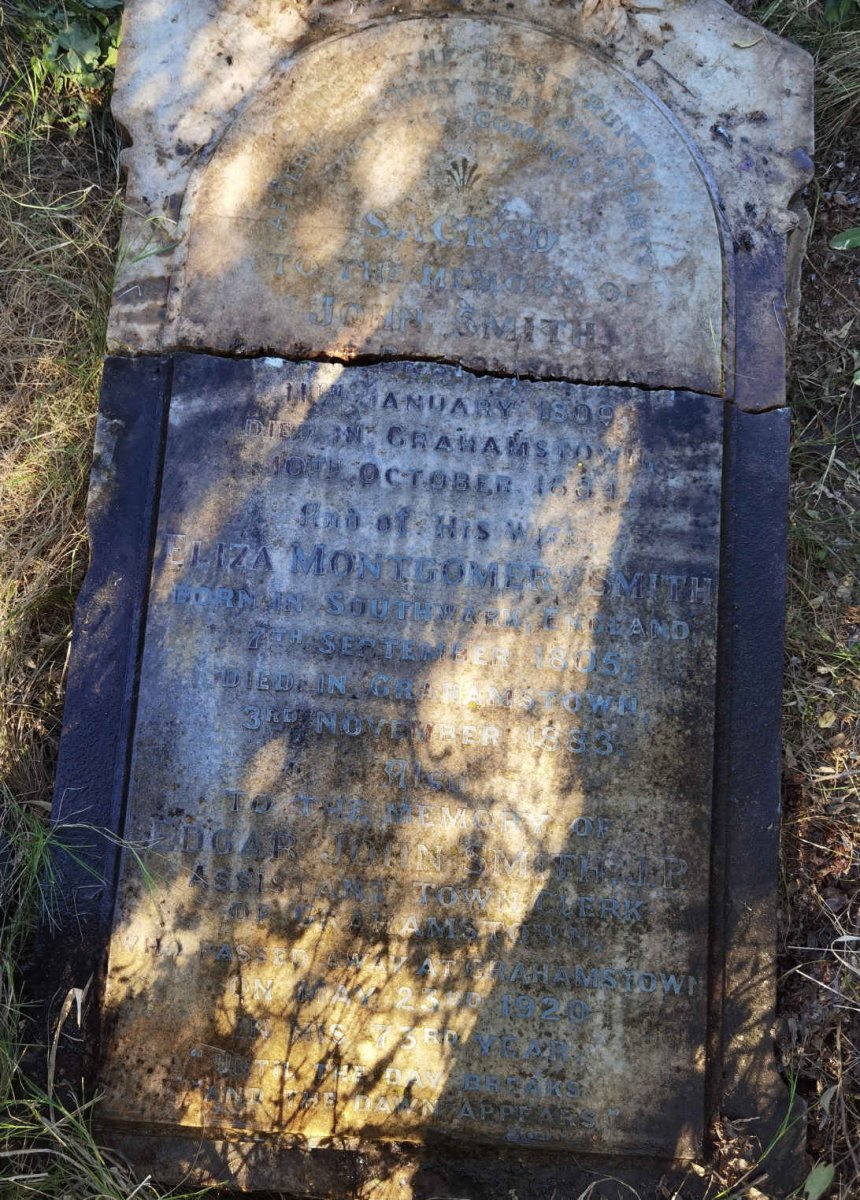 SMITH John 1809-1884 &amp; Eliza Montgomery 1805-1883 :: SMITH Edgar -1920