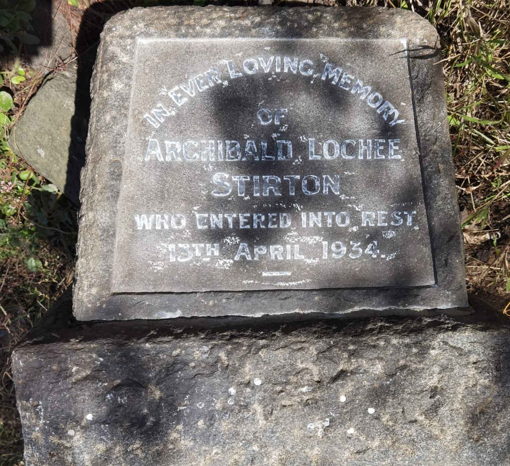 STIRTON Archibald Lochee -1934