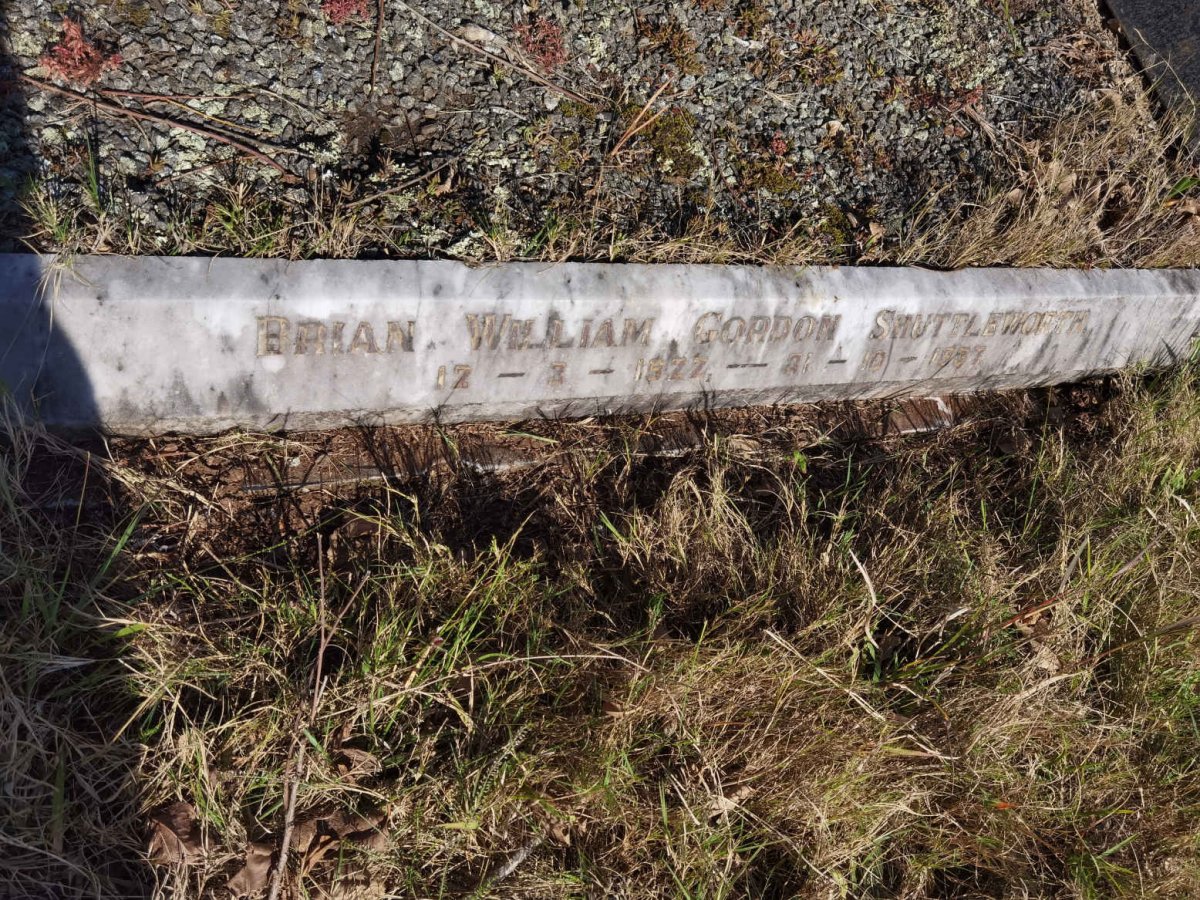 SHUTTLEWORTH Brian William Gordon 1922-1937