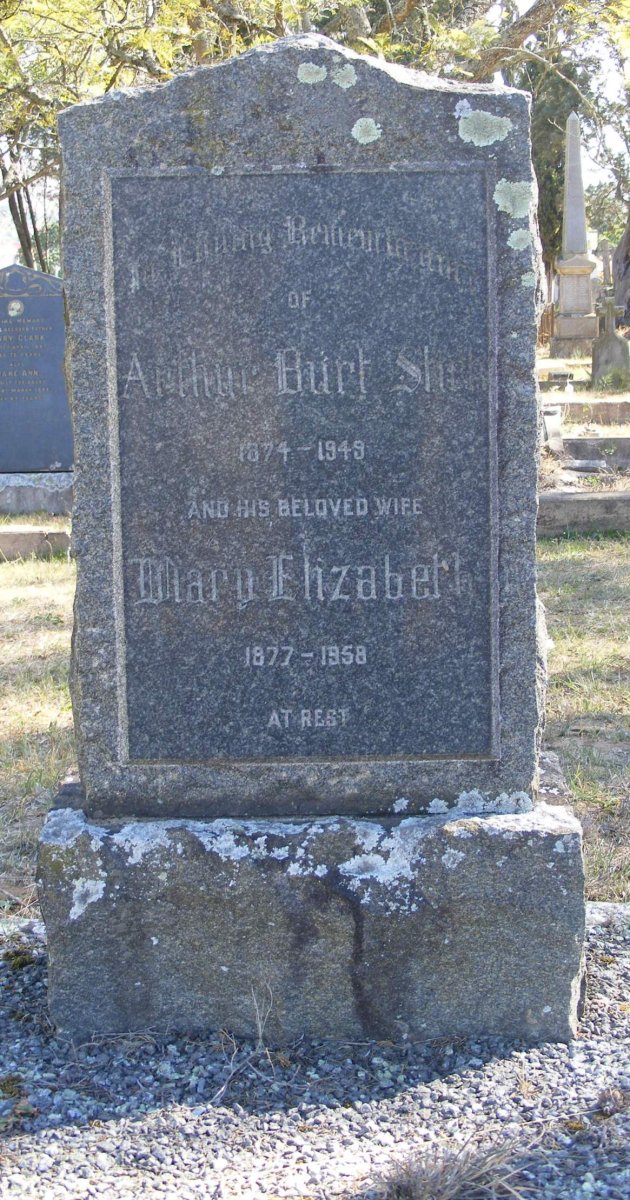 STIRK Arthur Burt 1874-1949 &amp; Mary Elizabeth 1877-1958