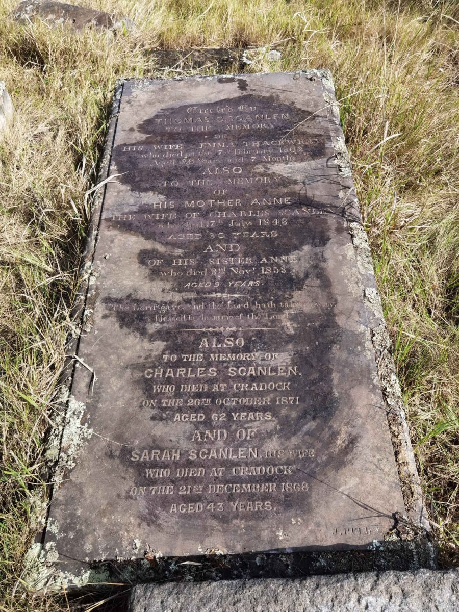 SCANLEN Emma Thackwray -1862 :: SCANLEN Anne -1843 :: SCANLEN Anne -1853 :: SCANLEN Charles -1871 & Sarah -1868