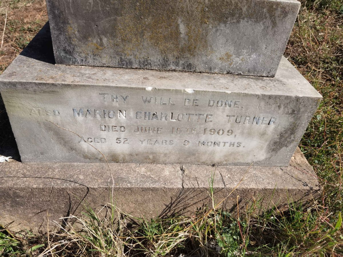 TURNER Marion Charlotte -1909