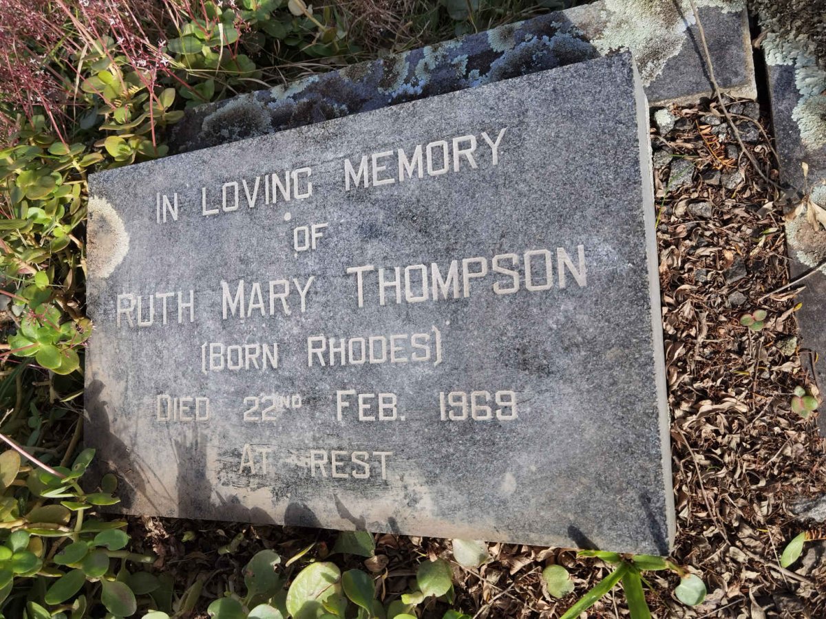 THOMPSON Ruth Mary nee RHODES -1969