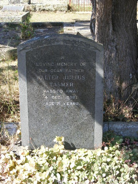 TASMER Walter Julius -1959