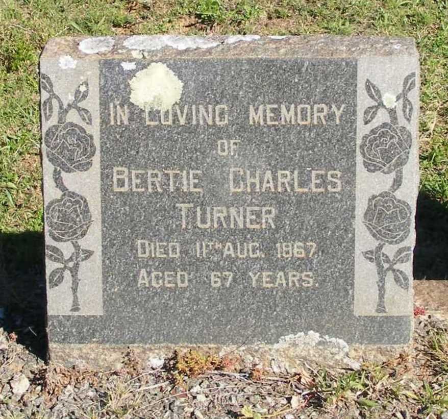 TURNER Bertie Charles -1967