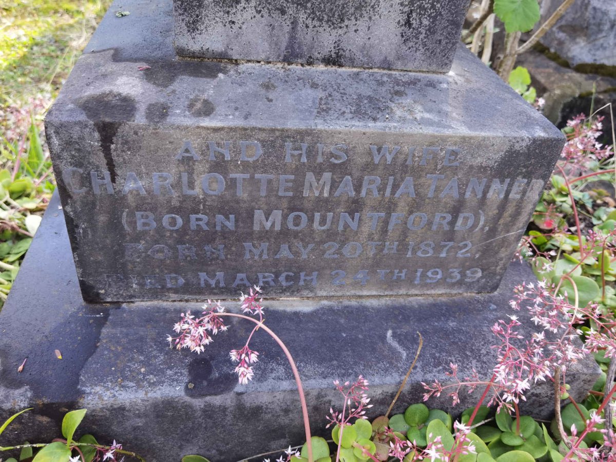 TANNER Charlotte Maria nee  MOUNTFORD 1872-1939 