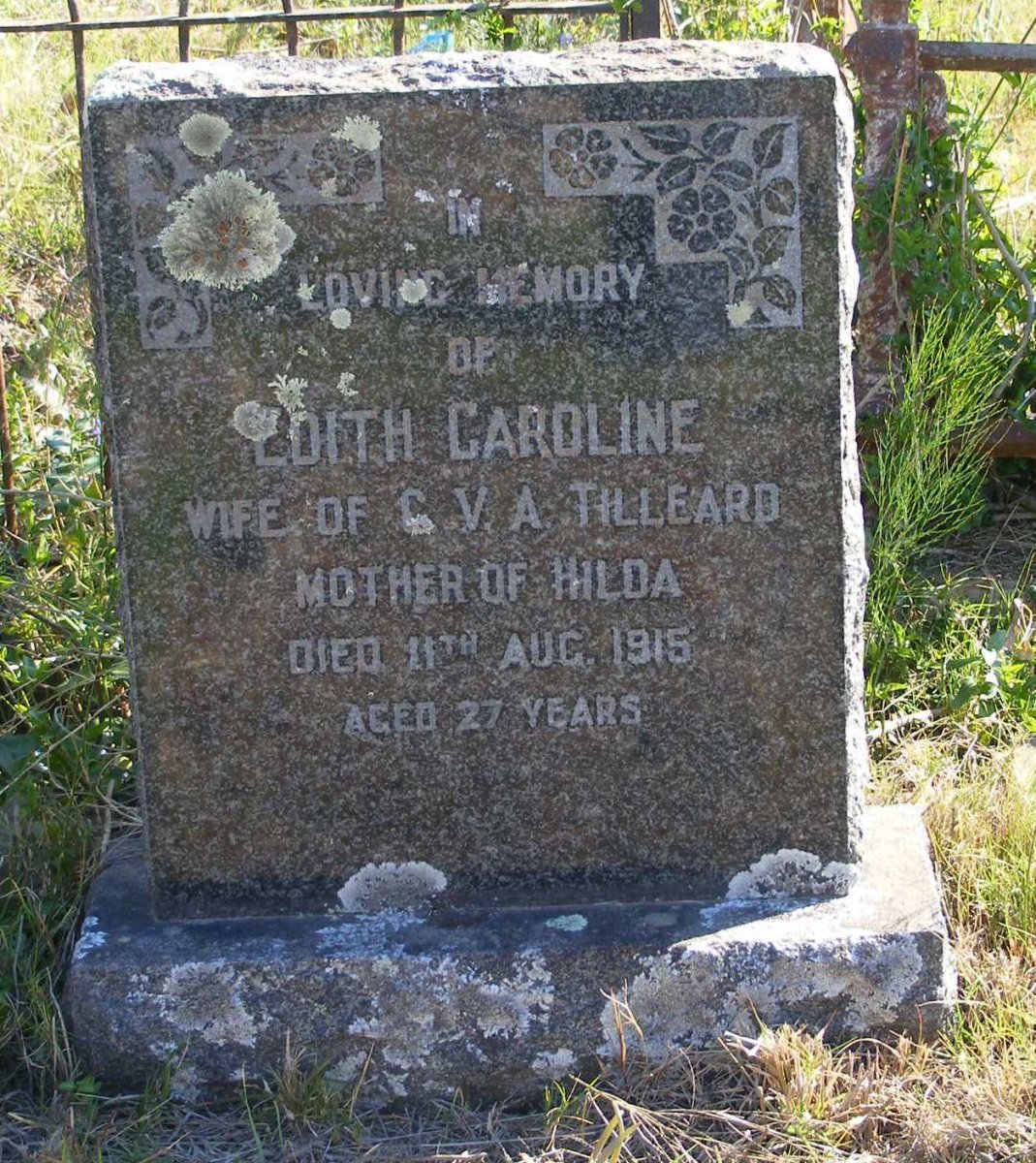 TILLEARD Edith Caroline -1915 