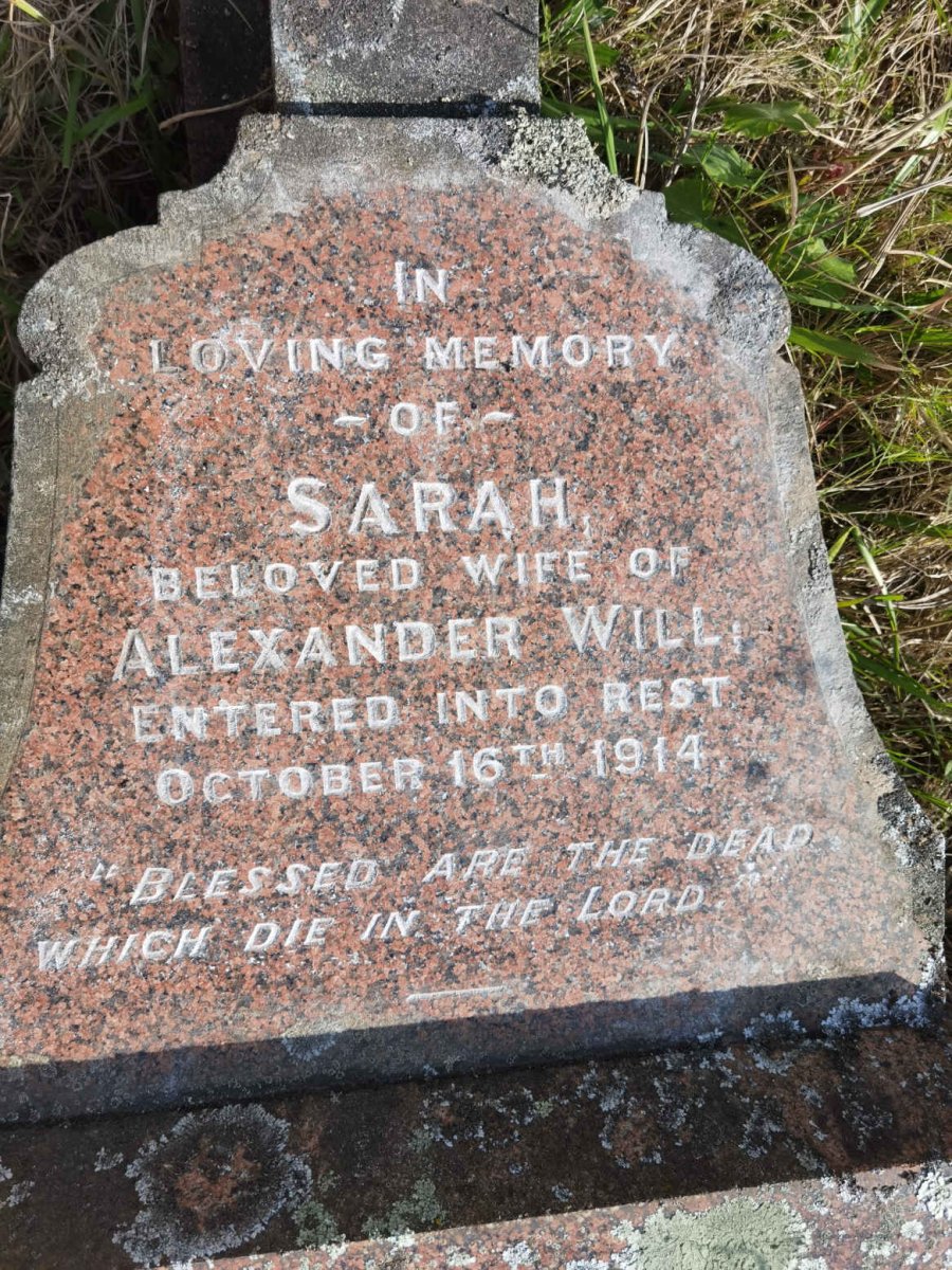 WILL Sarah -1914
