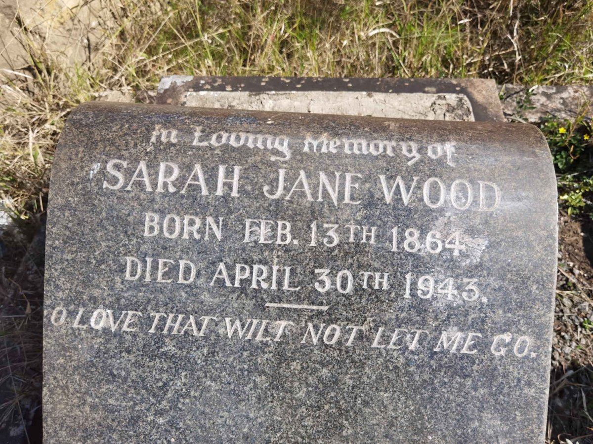 WOOD Sarah Jane 1864-1943