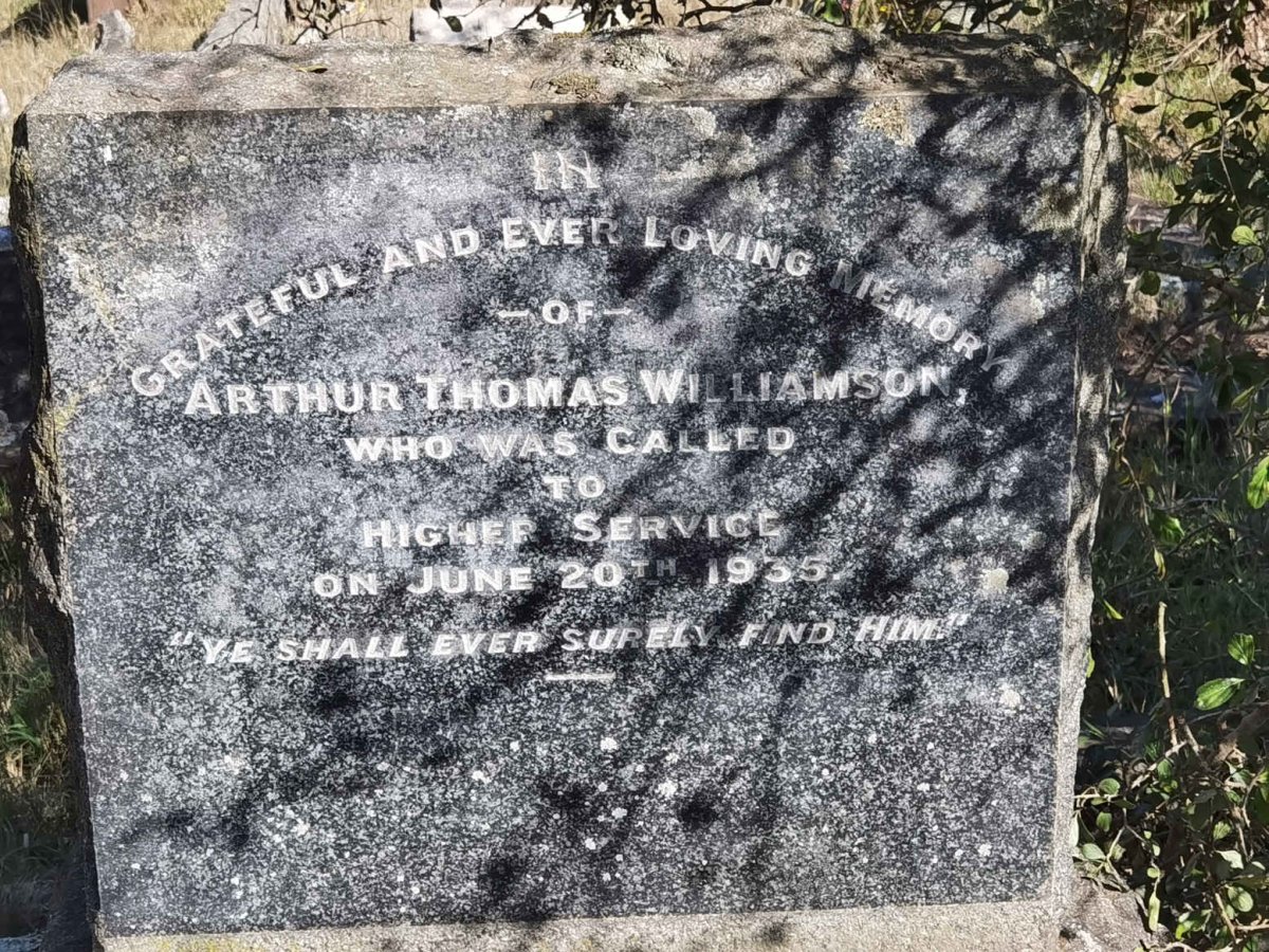 WILLIAMSON Arthur Thomas -1935
