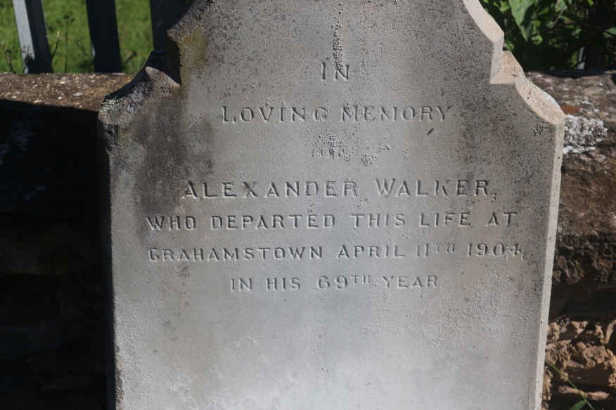 WALKER Alexander -1904