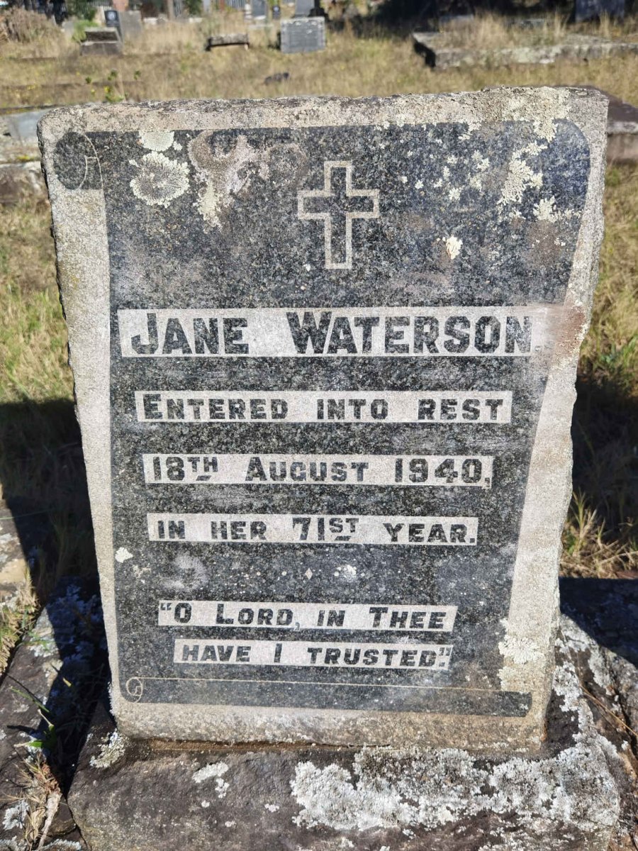 WATERSON Jane -1940