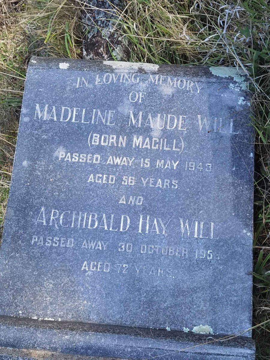 WILL Archibald Hay -1953 &amp; Madeline Maude MAGILL -1943