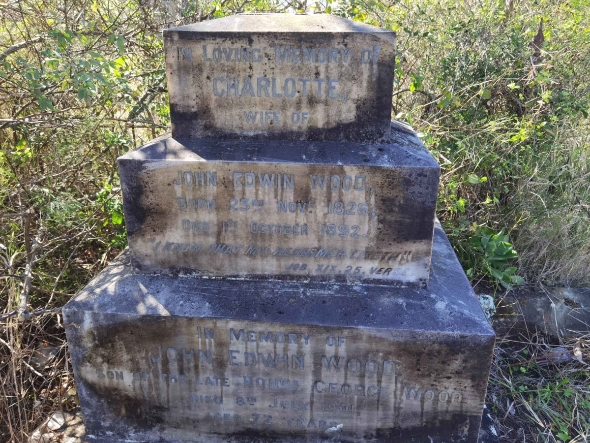 WOOD John Edwin -1901 &amp; Charlotte 1826-1892