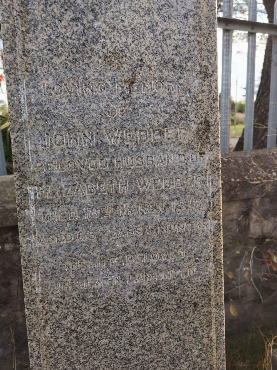 WEBBER John -1912