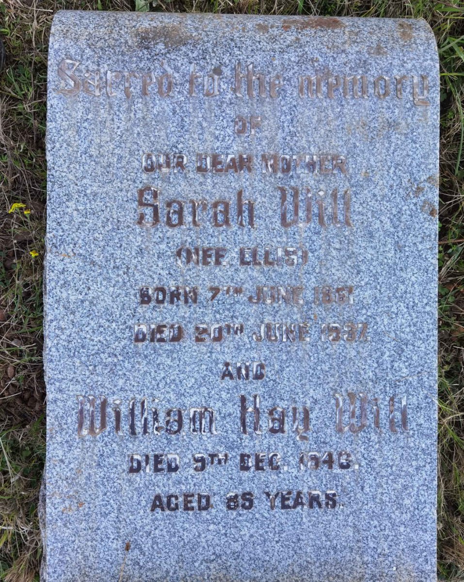 WILL William Hay -1946 &amp; Sarah ELLIS 1861-1937