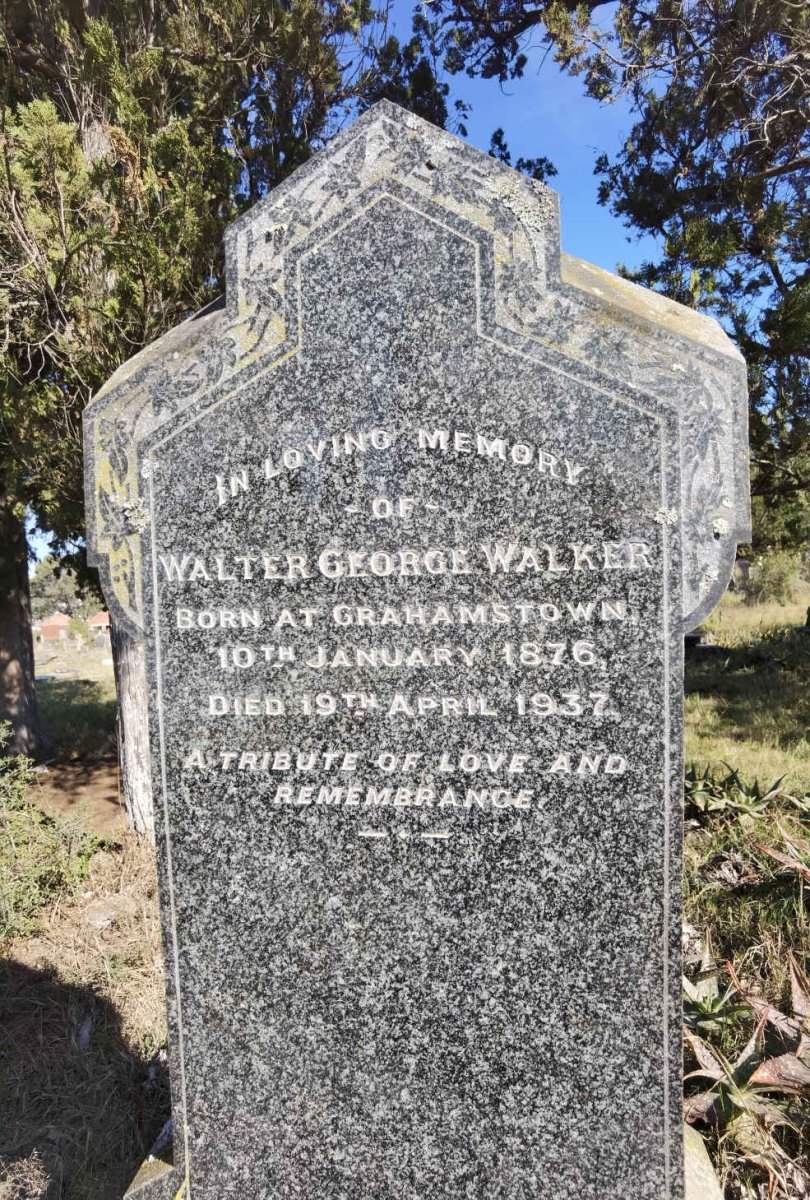 WALKER Walter George 1876-1937