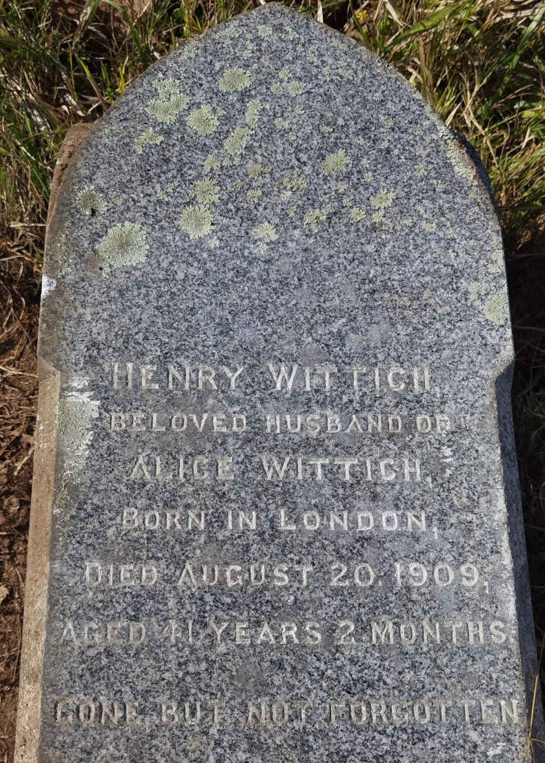 WITTICH Henry -1909