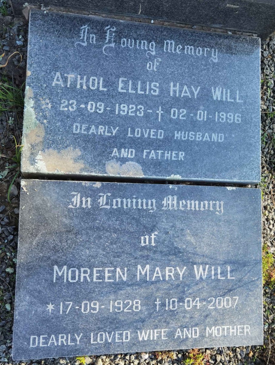 WILL Athol Ellis Hay 1923-1996 &amp; Moreen Mary 1928-2007