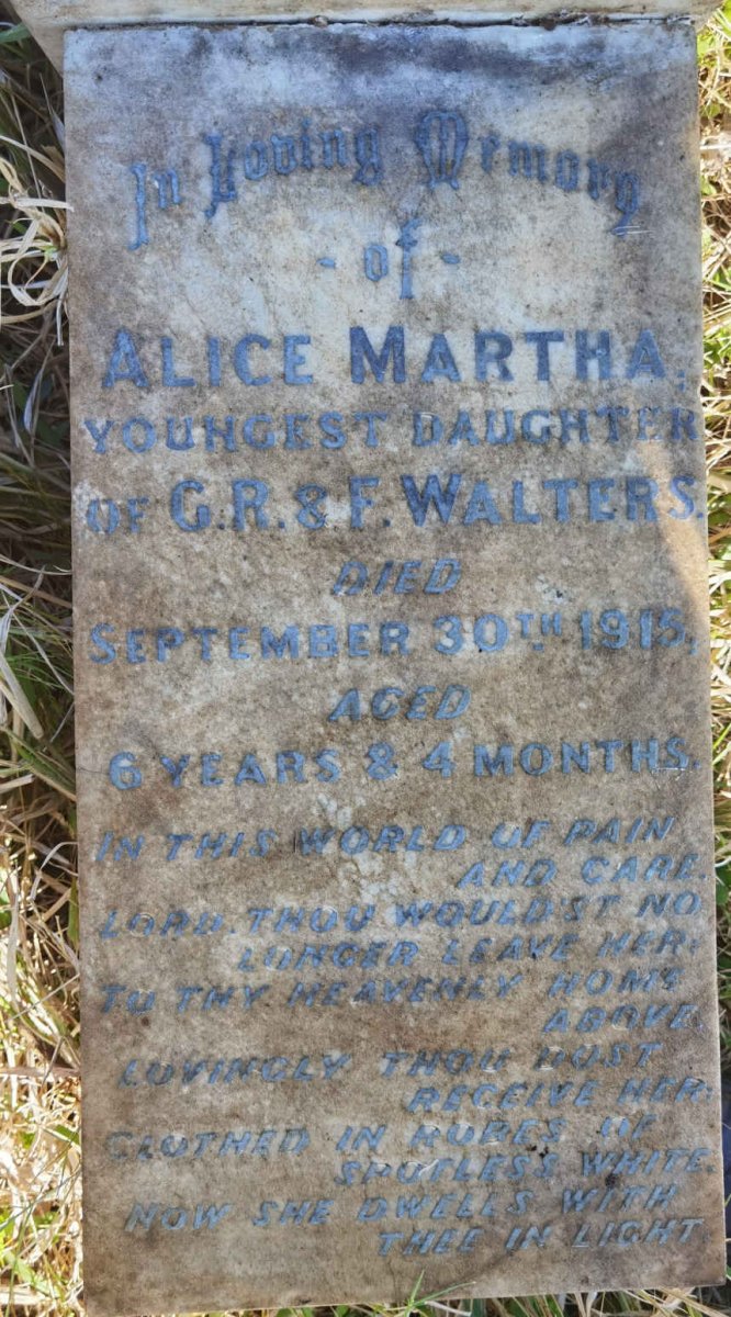WALTERS Alice Martha -1915